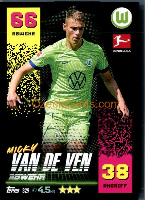 Micky van de Ven 2022/23 Topps Match Attax Bundesliga #329