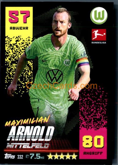 Maximilian Arnold 2022/23 Topps Match Attax Bundesliga #332