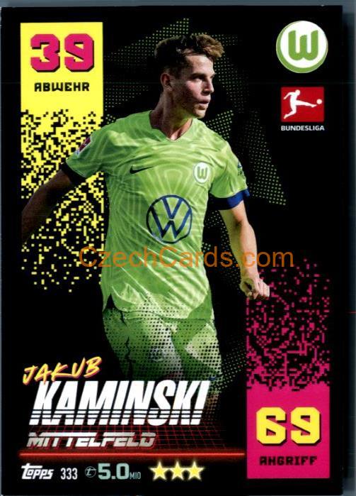 Jakub Kaminski 2022/23 Topps Match Attax Bundesliga #333