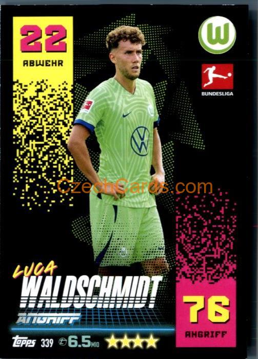 Luca Waldschmidt 2022/23 Topps Match Attax Bundesliga #339