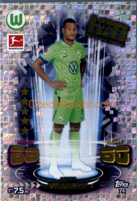 Aster Vranckx 2022/23 Topps Match Attax Bundesliga Helden von Morgen #342