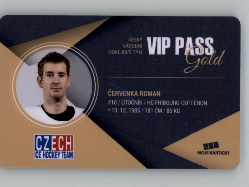 Roman Červenka MK Cards 2018 VIP Pass /100 #2