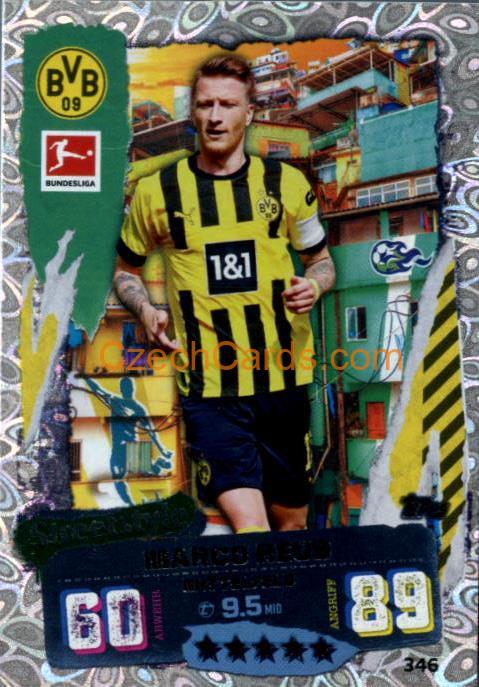 Marco Reus 2022/23 Topps Match Attax Bundesliga Streetstyle #346