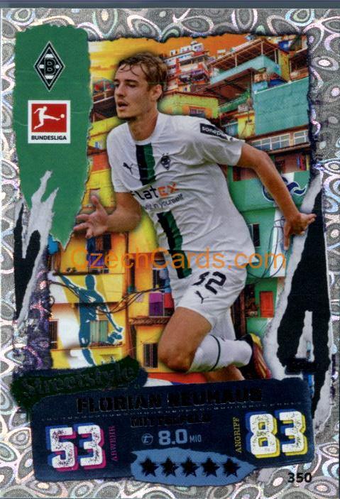 Florian Neuhaus 2022/23 Topps Match Attax Bundesliga Streetstyle #350