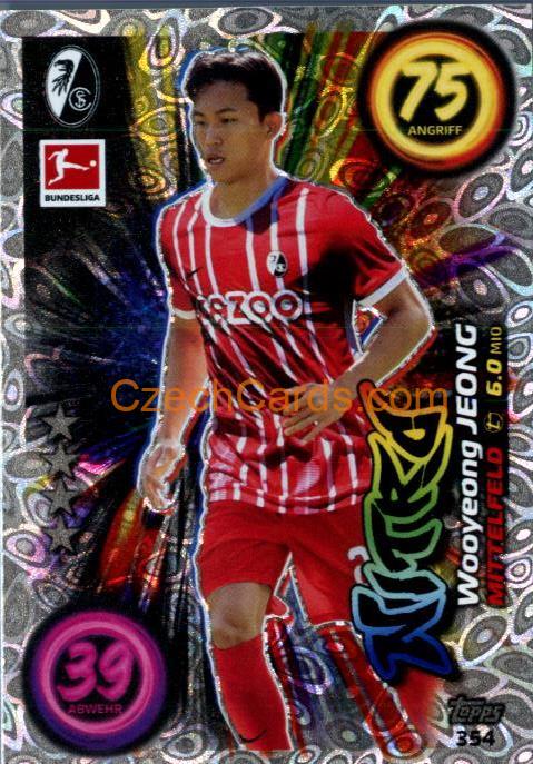 Wooyeong Jeong 2022/23 Topps Match Attax Bundesliga Nitro #354