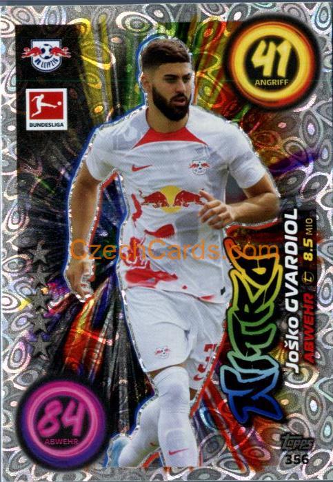 Josko Gvardiol 2022/23 Topps Match Attax Bundesliga Nitro #356