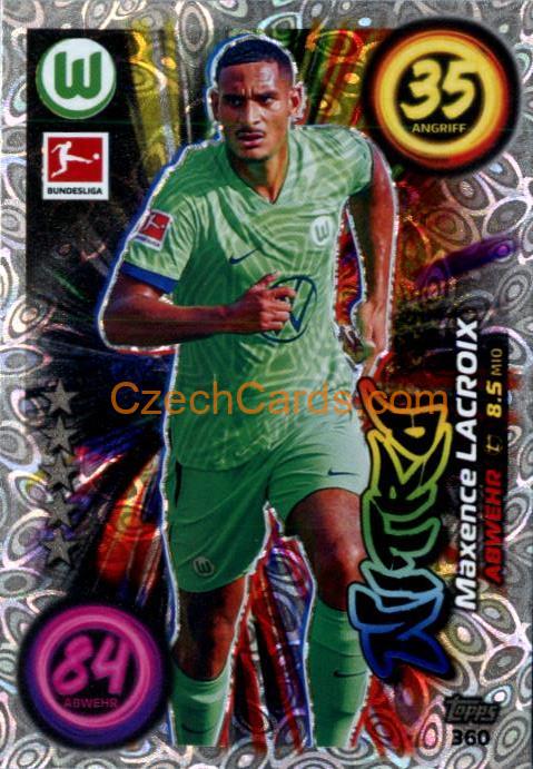 Maxence Lacroix 2022/23 Topps Match Attax Bundesliga Nitro #360