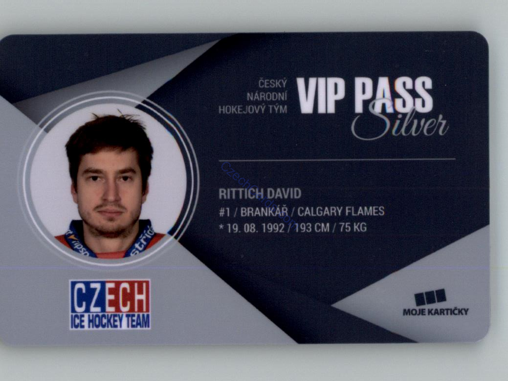 David Rittich MK Cards 2018 VIP Pass /100 #6