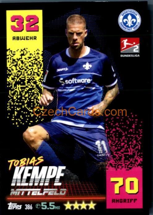 Tobias Kempe 2022/23 Topps Match Attax Bundesliga 2.Bundesliga #386