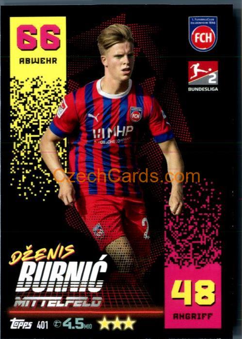 Dženis Burnić 2022/23 Topps Match Attax 2.Bundesliga #401