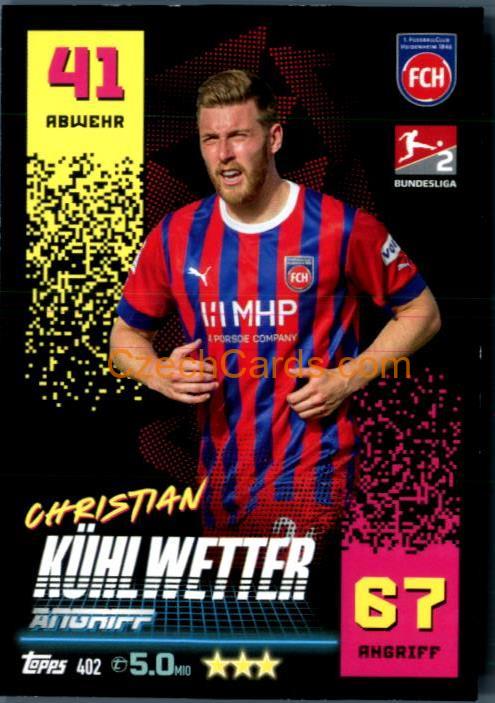 Christian Kühlwetter 2022/23 Topps Match Attax 2.Bundesliga #402