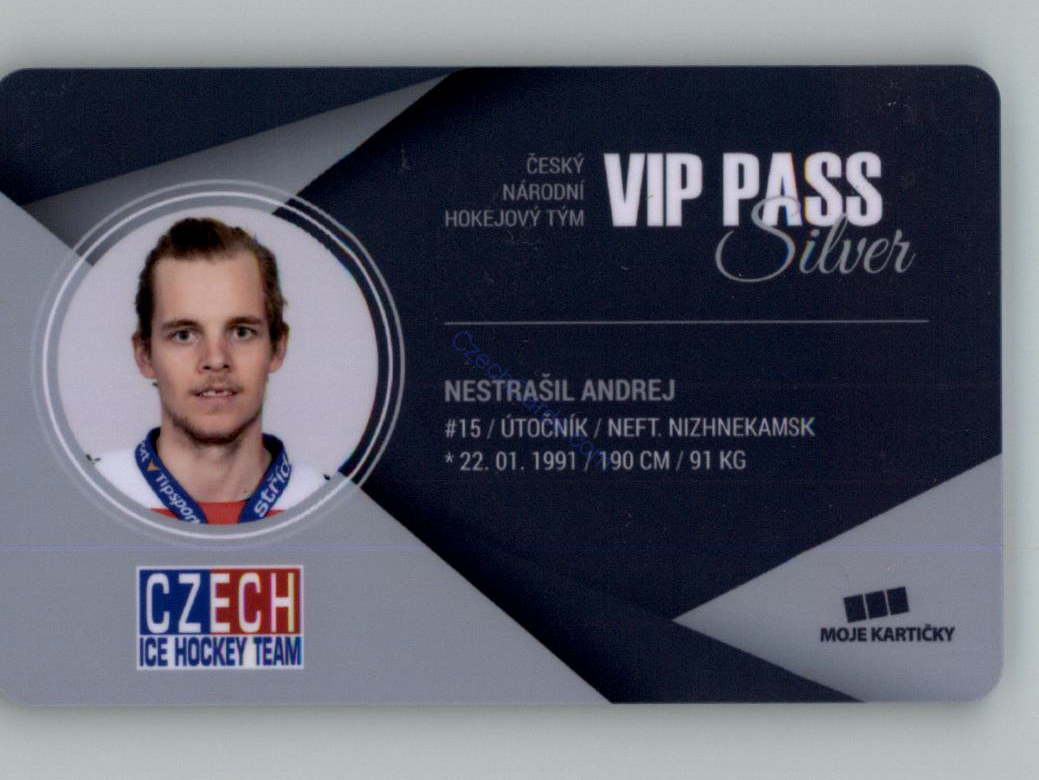 Andrej Nestrašil MK Cards 2018 VIP Pass /100 #8