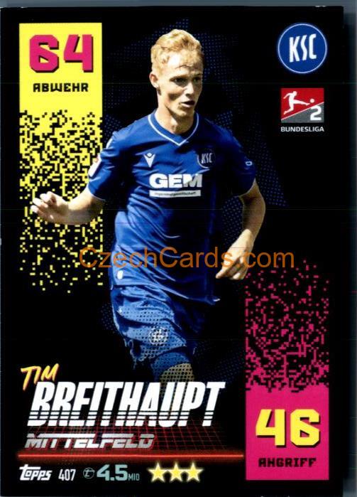 Tim Breithaupt 2022/23 Topps Match Attax 2.Bundesliga #407
