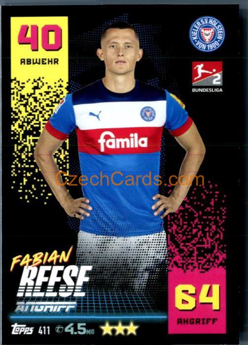 Fabian Reese 2022/23 Topps Match Attax 2.Bundesliga #411