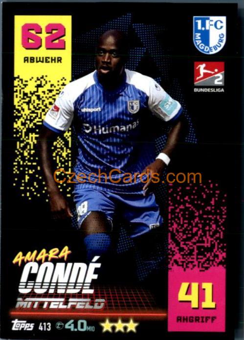Amara Condé 2022/23 Topps Match Attax 2.Bundesliga #413