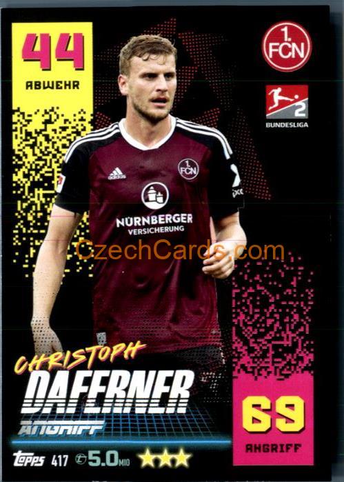 Christoph Daferner 2022/23 Topps Match Attax 2.Bundesliga #417