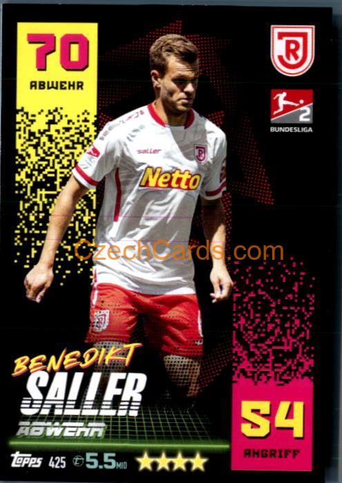 Benedikt Saller 2022/23 Topps Match Attax 2.Bundesliga #425