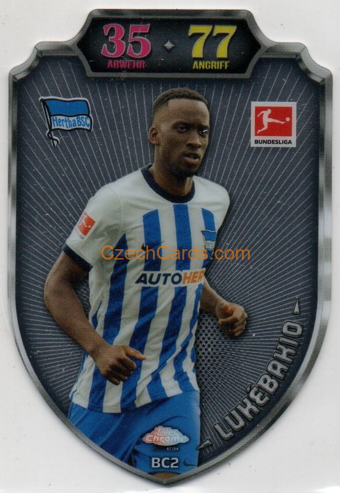 Dodi Lukébakio 2022/23 Topps Match Attax Bundesliga Chrome Shield #BC2