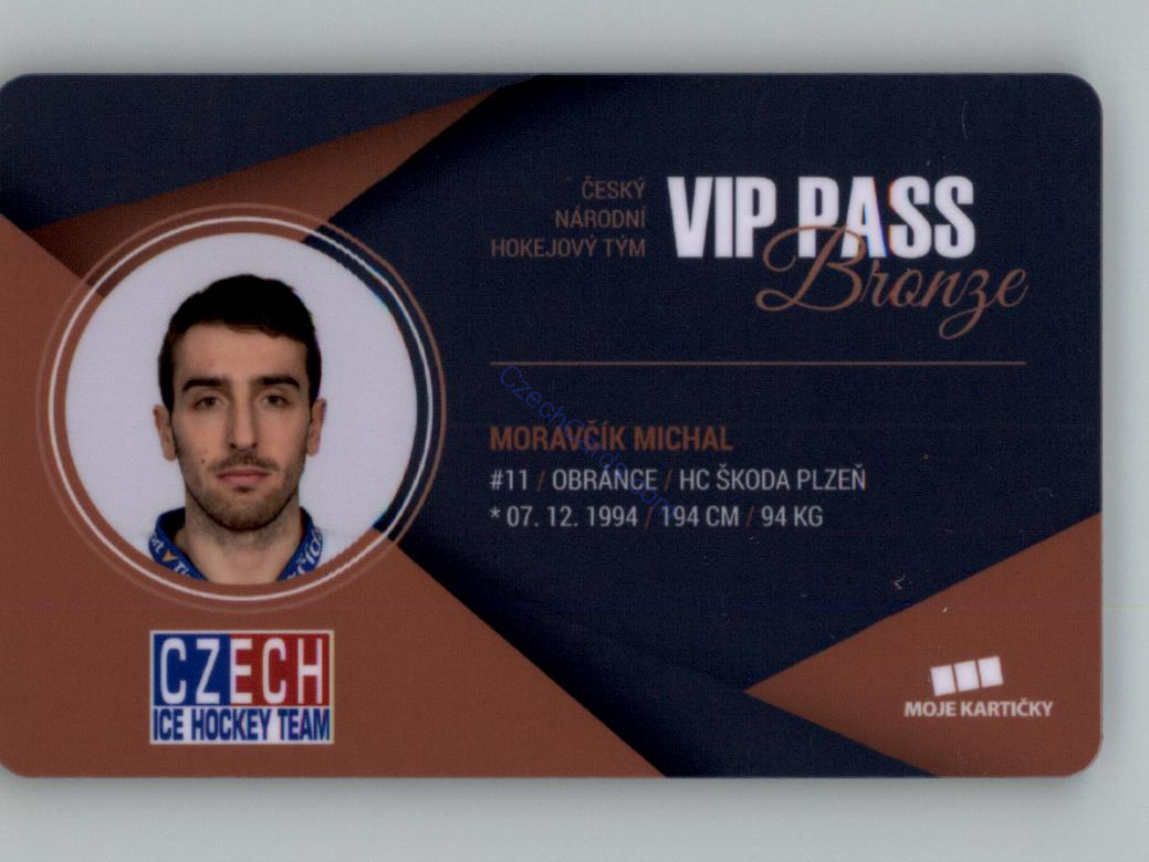 Michal Moravčík MK Cards 2018 VIP Pass /100 #15