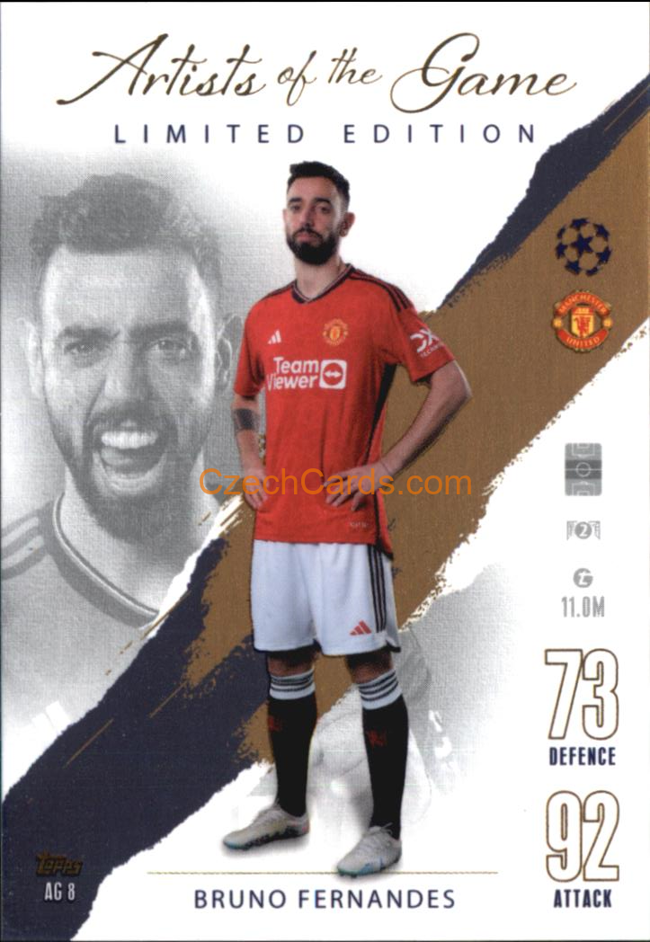Bruno Fernandes 2023/04 Topps Match Attax Artists of the Game #AG8