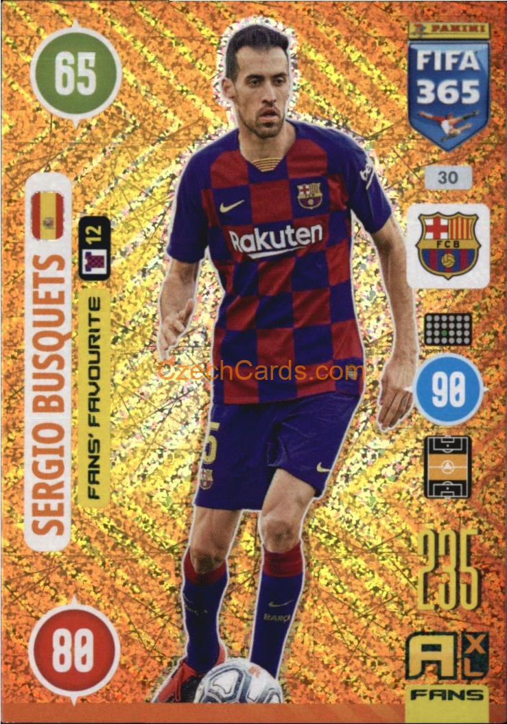 Sergi Roberto 2021 FIFA 365 Adrenalyn Fans' Favourite #30