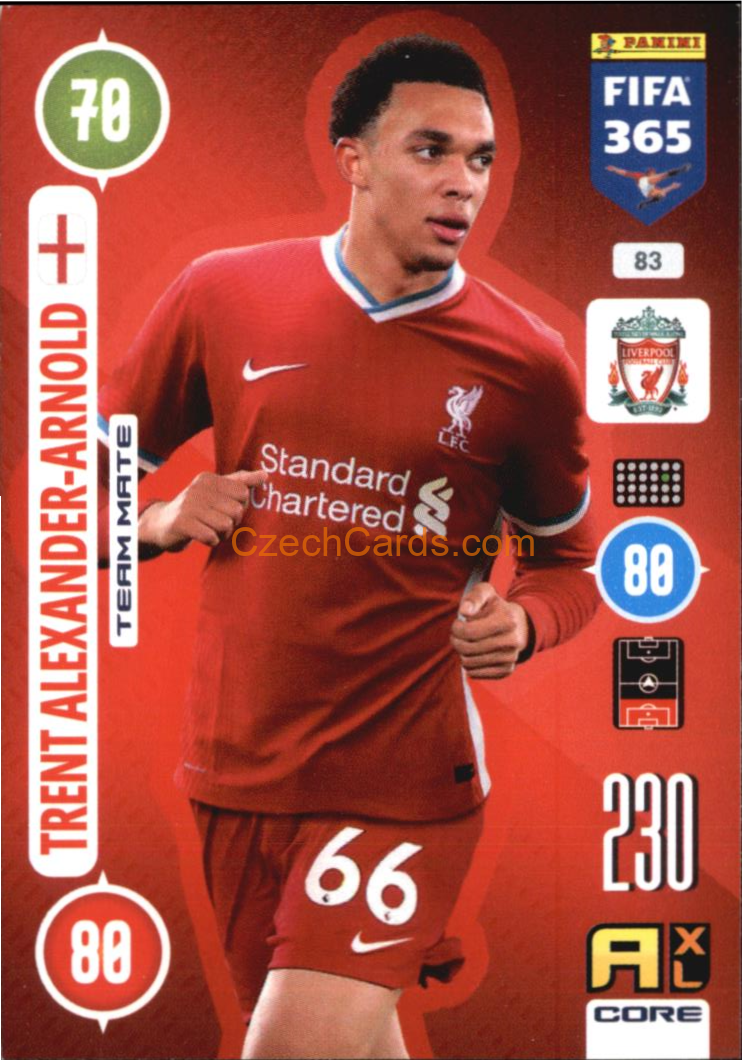 Trent Alexander-Arnold 2021 FIFA 365 Adrenalyn #83
