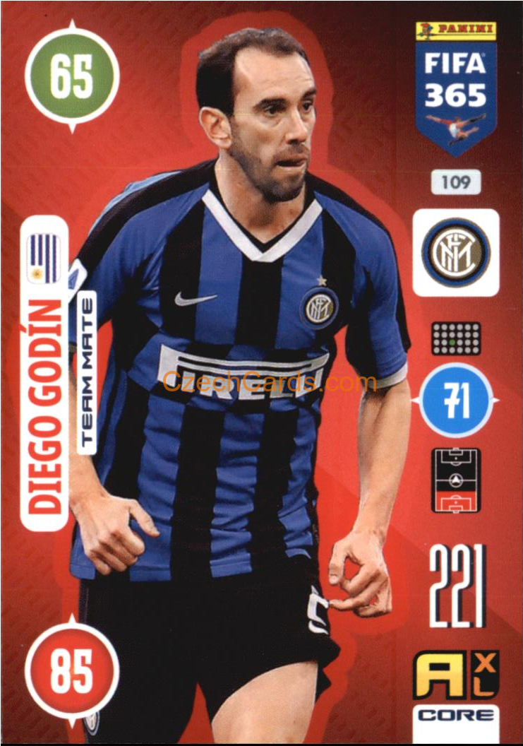 Diego Godin 2021 FIFA 365 Adrenalyn #109