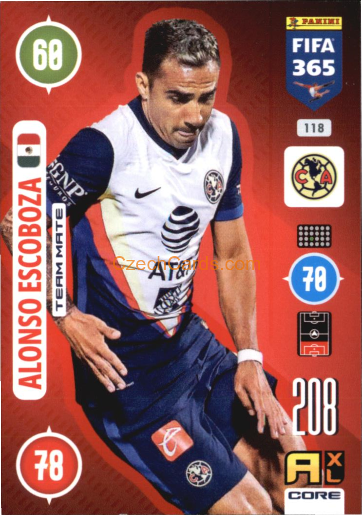 Alonso Escoboza 2021 FIFA 365 Adrenalyn #118
