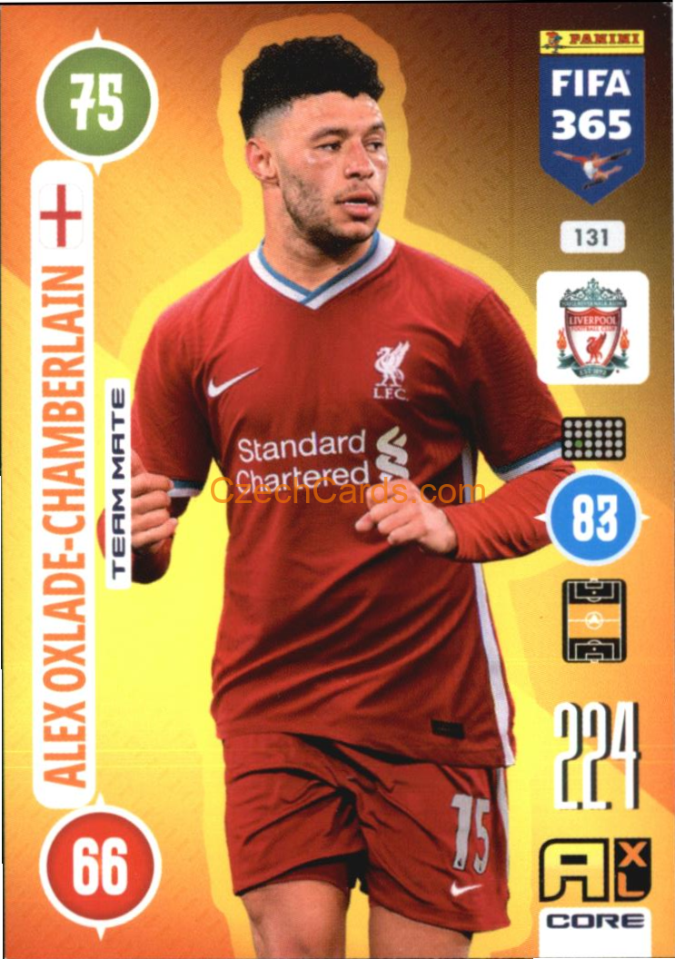 Alex Oxlade-Chamberlain 2021 FIFA 365 Adrenalyn #131