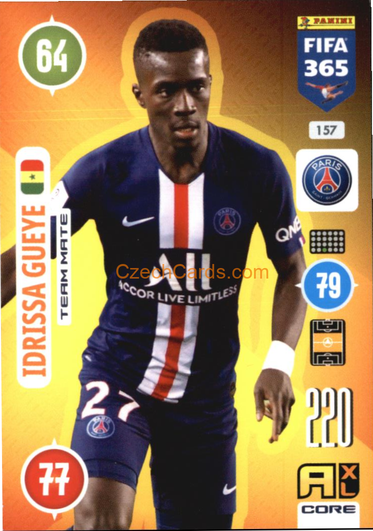 Idrissa Gueye 2021 FIFA 365 Adrenalyn #157