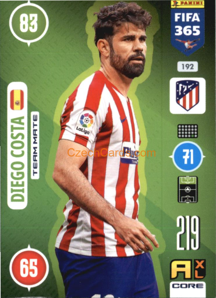 Diego Costa 2021 FIFA 365 Adrenalyn #192