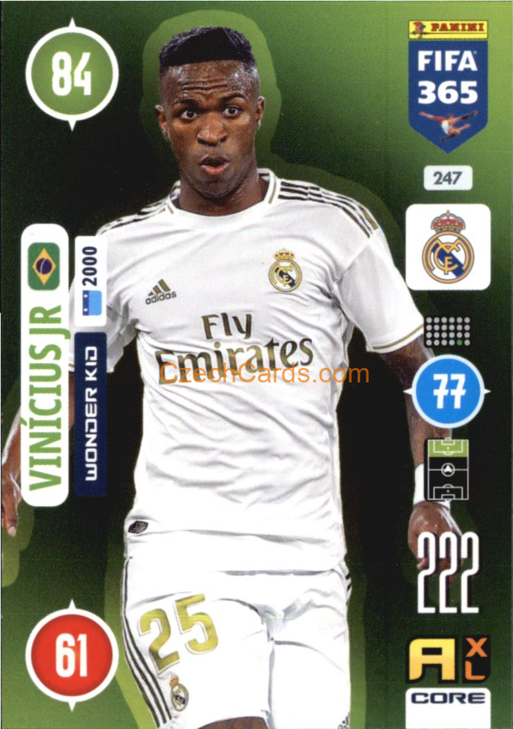 Vinícius Jr 2021 FIFA 365 Adrenalyn Wonder Kid #247