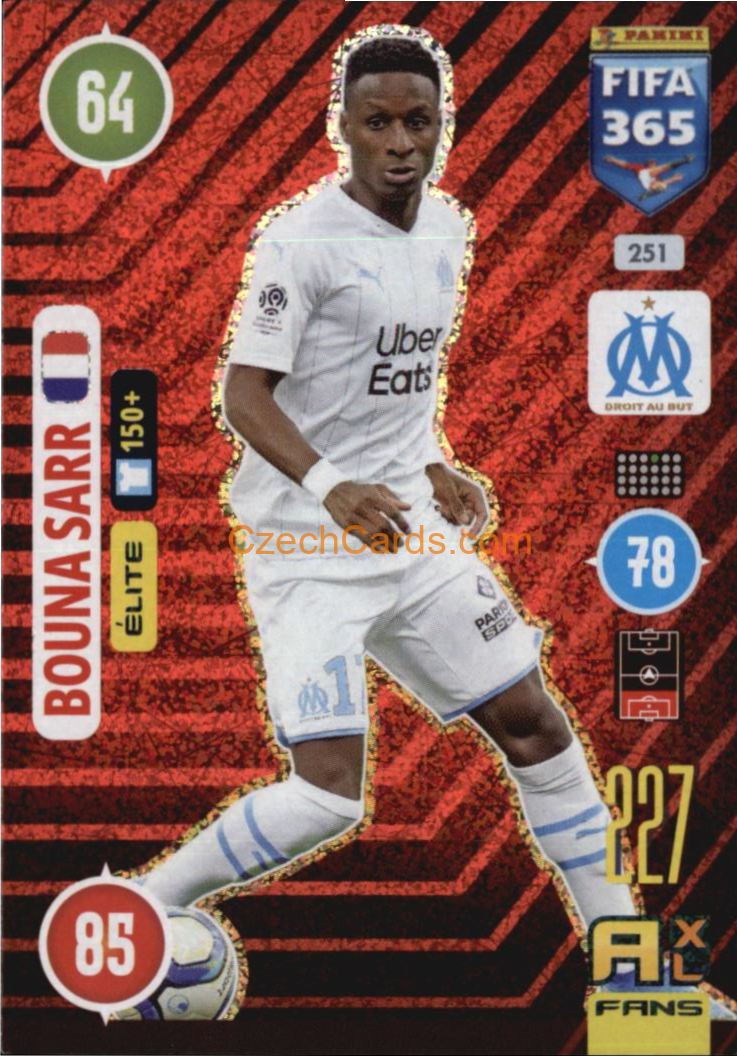 Bouna Sarr 2021 FIFA 365 Adrenalyn Elite #251