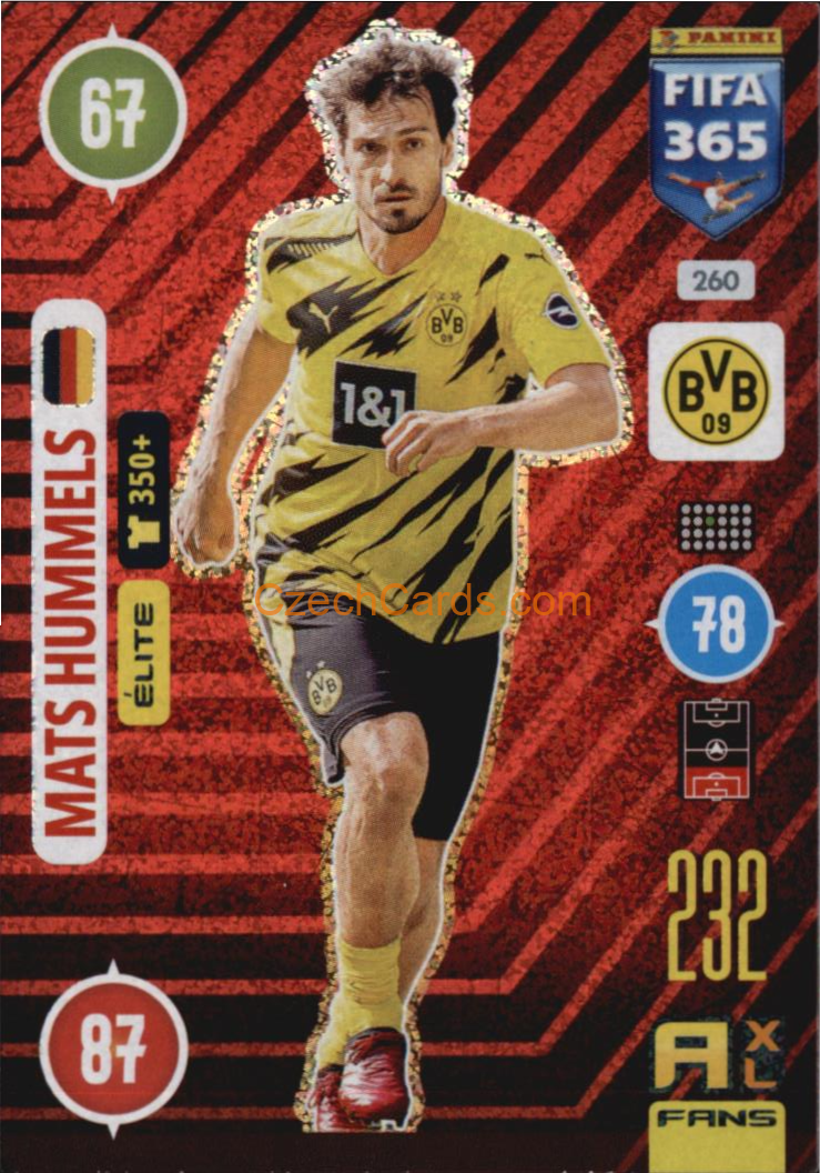 Mats Hummels 2021 FIFA 365 Adrenalyn Elite #260