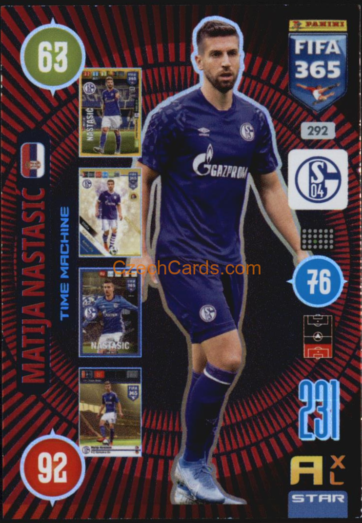 Matija Nastasić 2021 FIFA 365 Adrenalyn Time Machine #292