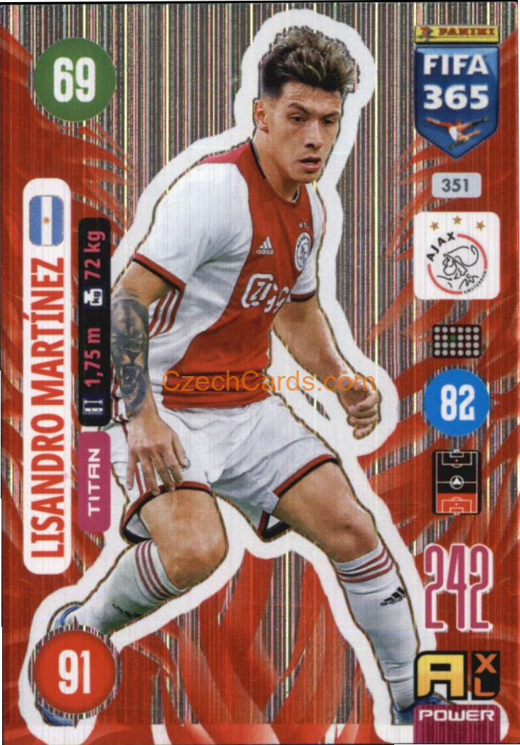 Lisandro Martinez 2021 FIFA 365 Adrenalyn Titan #351