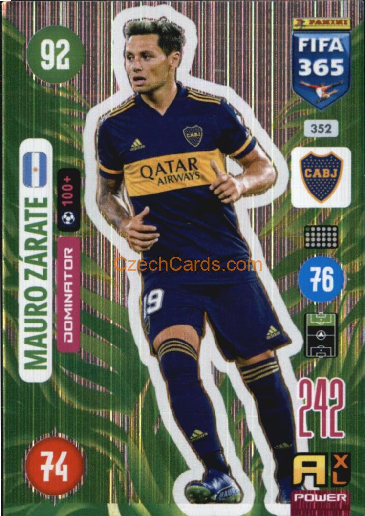 Mauro Zárate 2021 FIFA 365 Adrenalyn Dominator #352