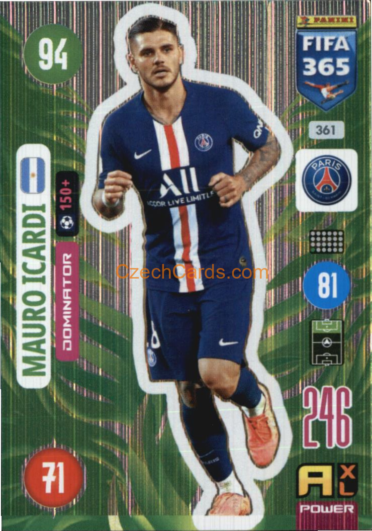 Mauro Icardi 2021 FIFA 365 Adrenalyn Dominator #361