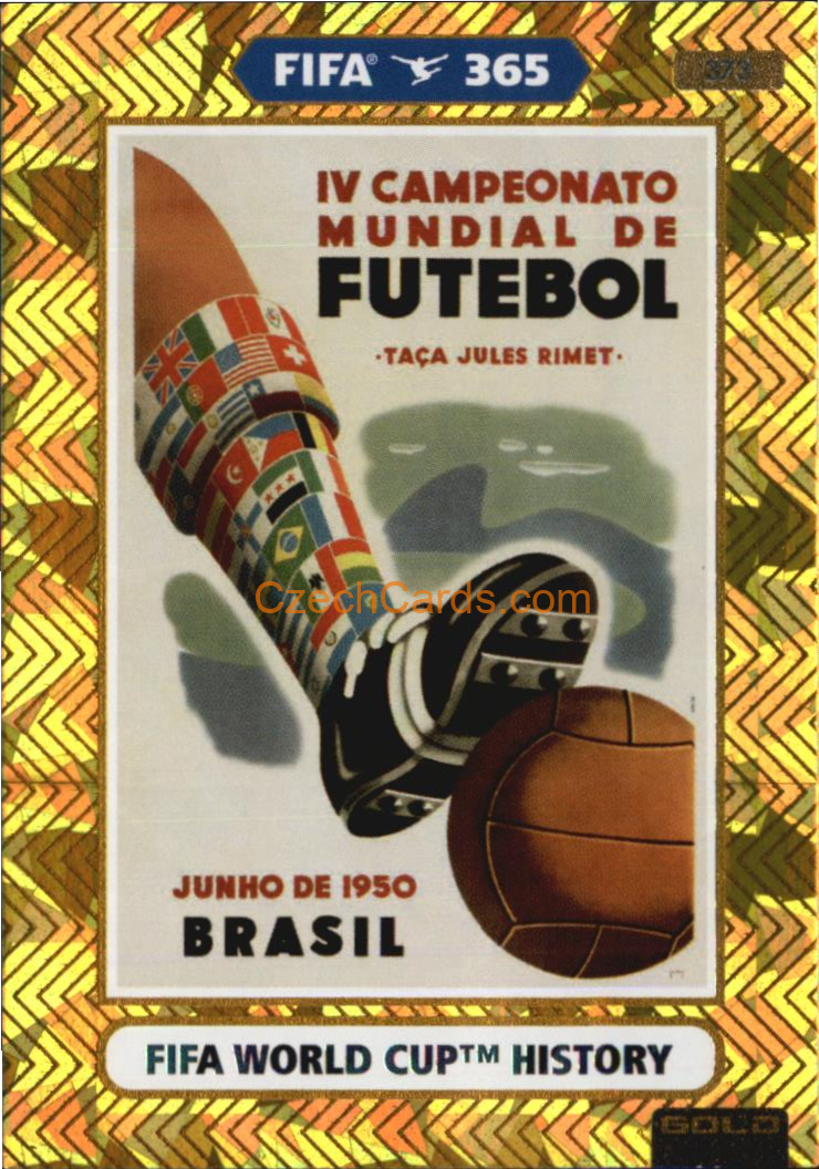 1950 Brazil 2021 FIFA 365 Adrenalyn FIFA World Cup History #373