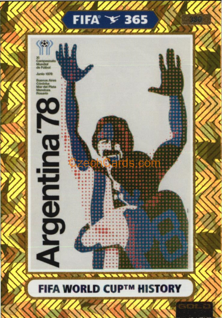 1978 Argentina 2021 FIFA 365 Adrenalyn FIFA World Cup History #380