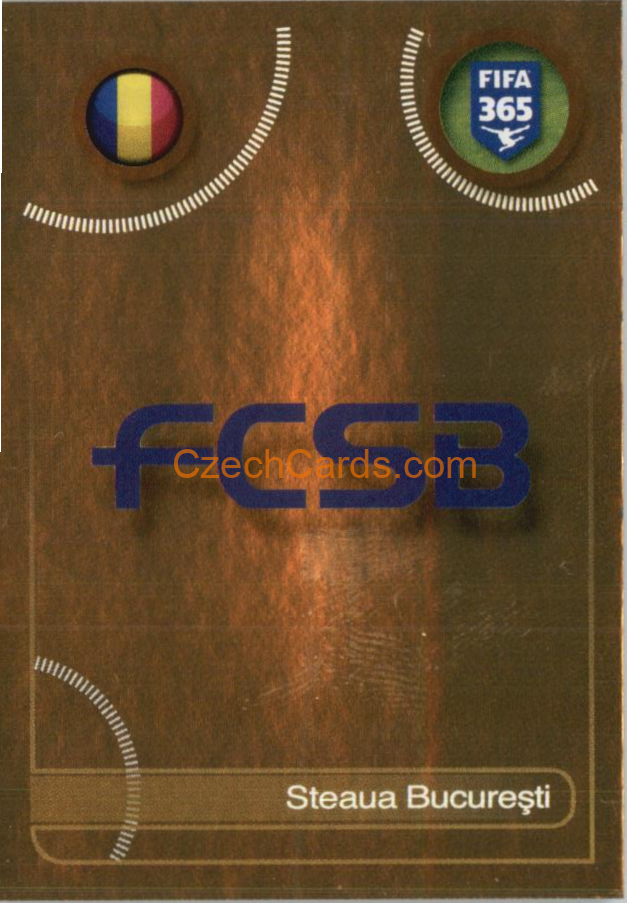 Steaua Bucureşti logo Panini 2017 FIFA 365 Sticker shiny #385