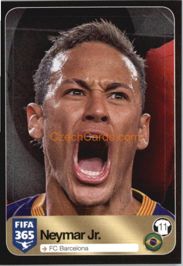 Neymar Jr. Panini 2017 FIFA 365 Sticker Football Icons shiny #563
