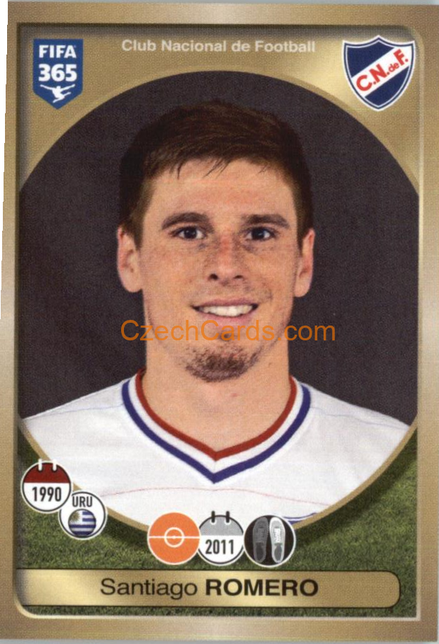 Santiago Romero Panini 2017 FIFA 365 Sticker #579