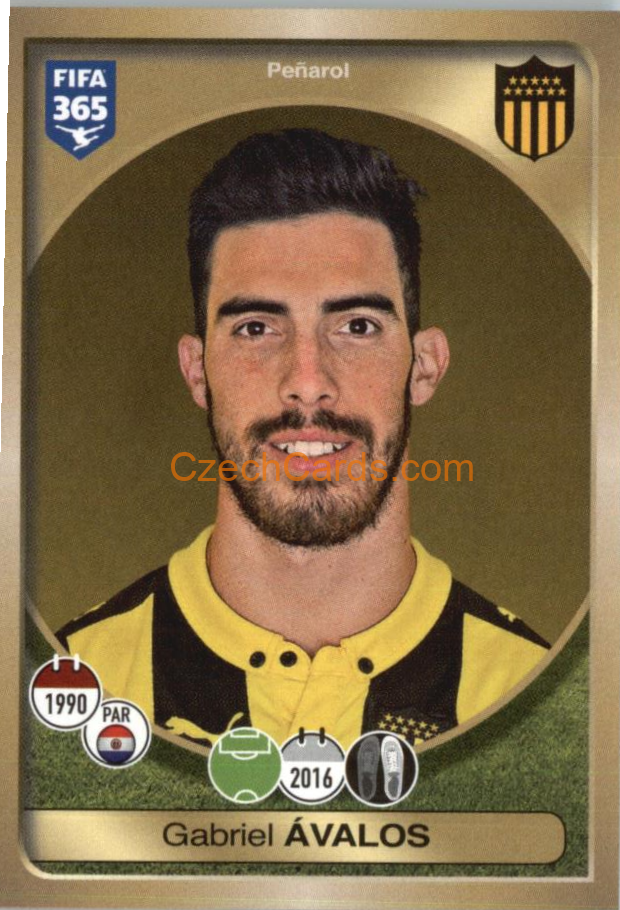 Gabriel Ávalos Panini 2017 FIFA 365 Sticker #597