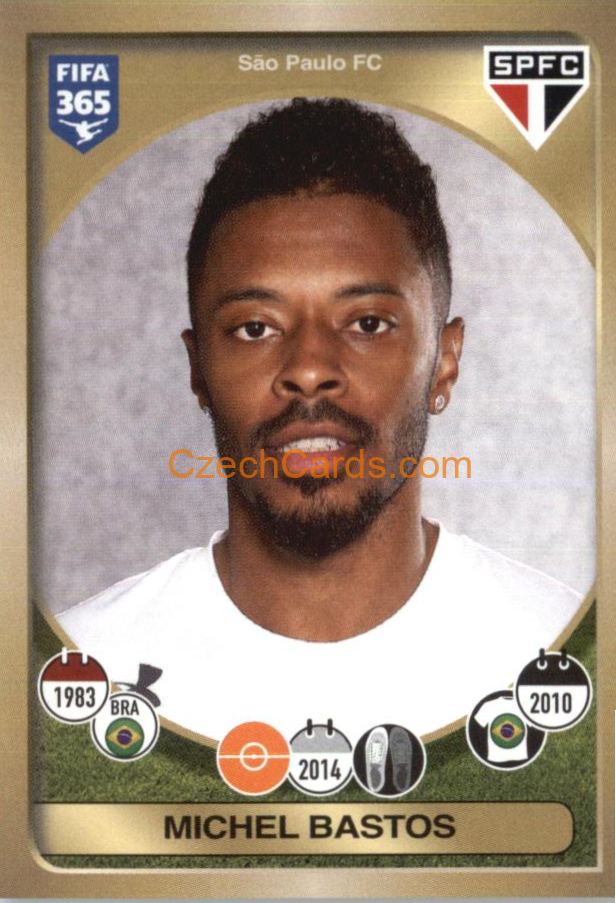 Michel Bastos 2017 FIFA 365 Sticker #635