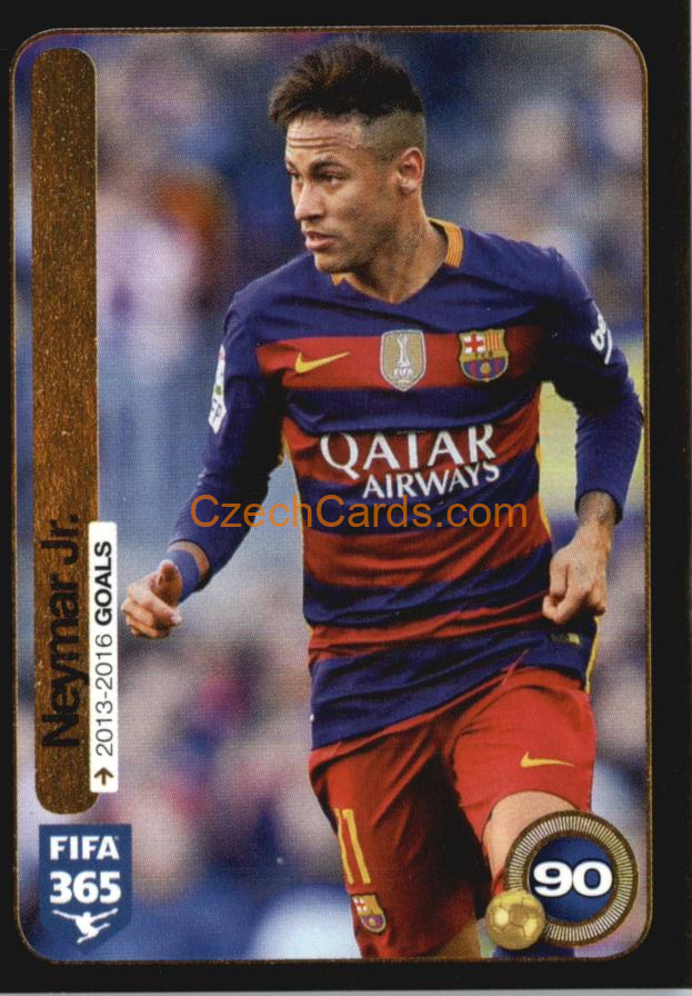Neymar Jr. Panini 2017 FIFA 365 Sticker Football shiny #113
