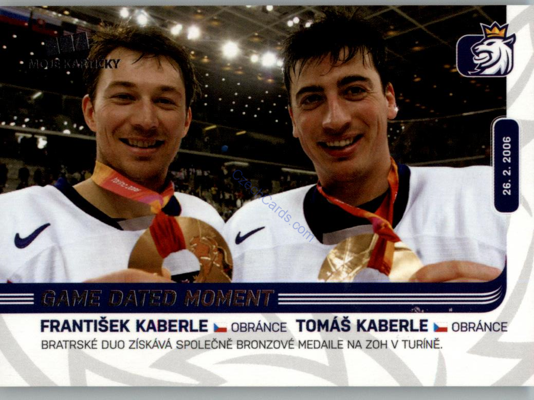 Tomáš a František Kaberle MK Cards 2019 #94