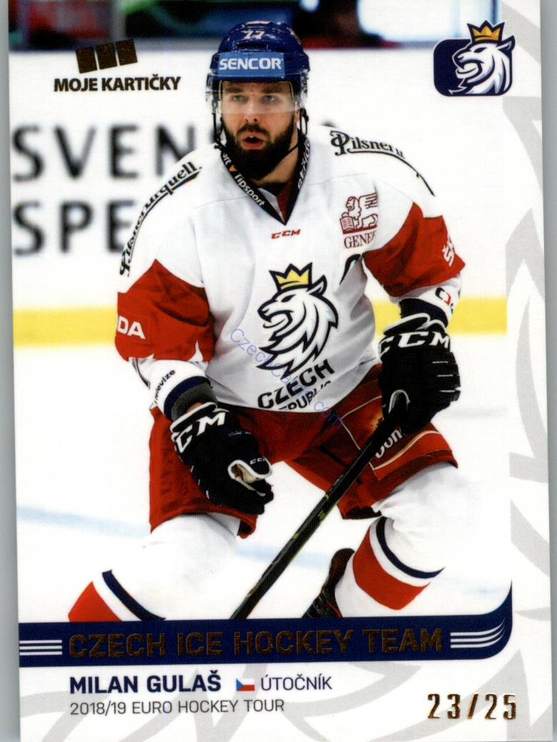 Milan Gulaš MK Cards 2019 GOLD #7 /25