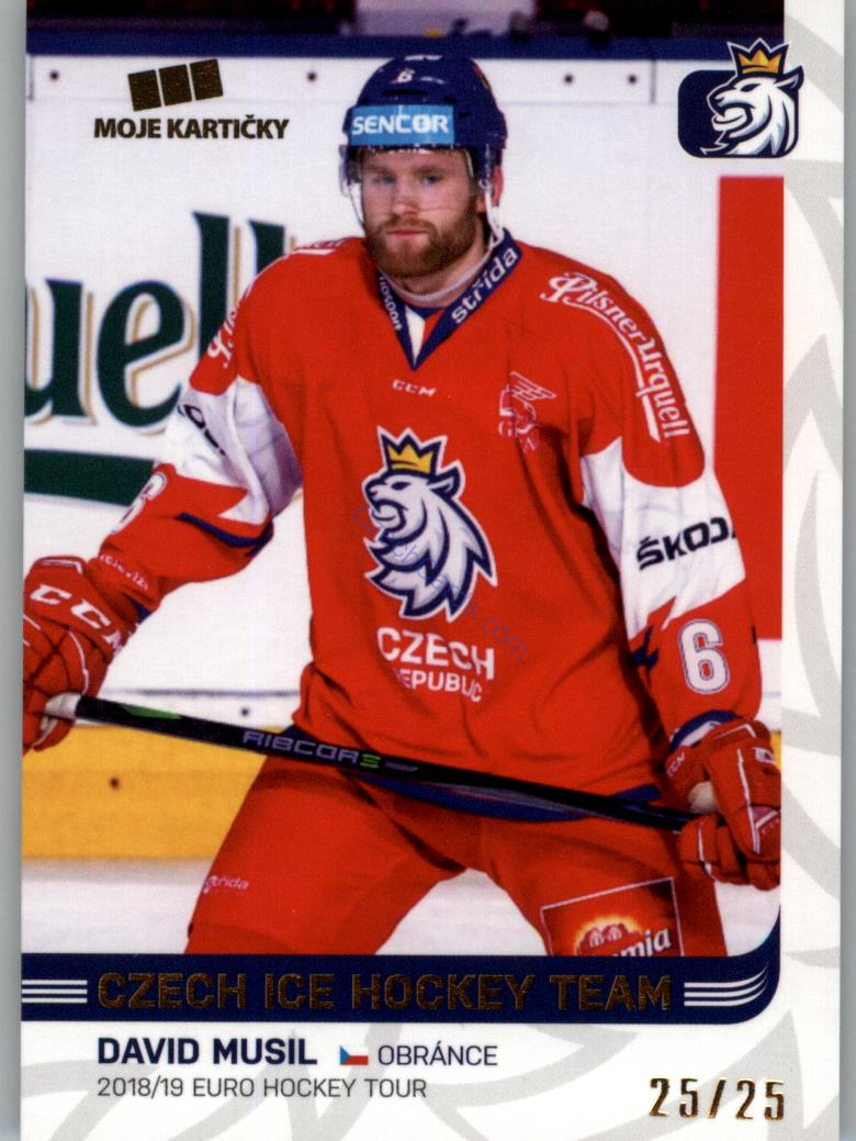 David Musil MK Cards 2019 GOLD #23 /25