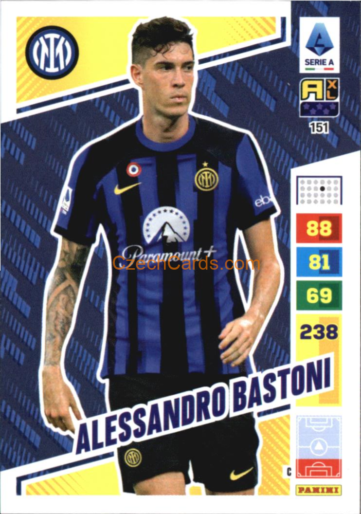 Alessandro Bastoni 2023/24 Panini Calciatori Adrenalyn XL #151